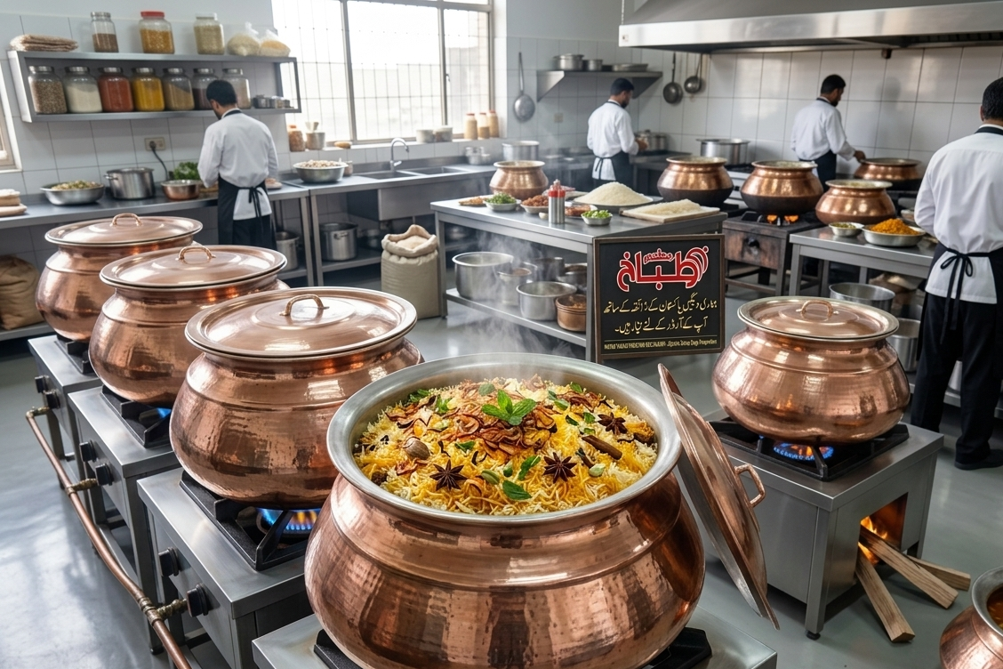 Aromatic Dum Biryani and Charcoal Chicken Bukhari Rice
